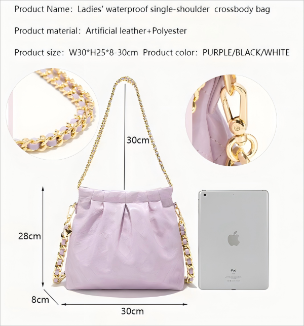 Fashionable single-shoulder crossbody women's bag