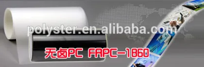 eco-friendly flame resistant Black Polycarbonate film Longhua