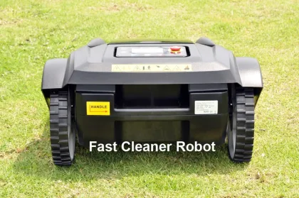 Smartphone App Control Robot Grass Mower/programmable grass trimmers Automatic recharged, LCD Touch Display