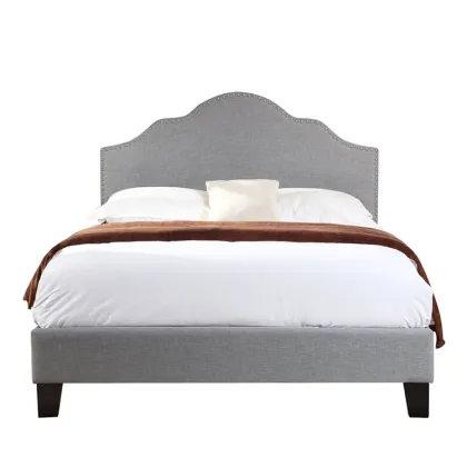 Bedroom Furniture KD Upholstered Fabric Bed