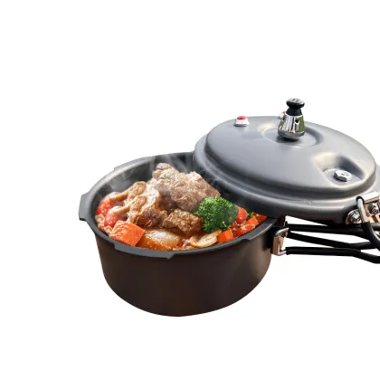 Flat bottom Aluminum Alloy Pressure Cooker Pressure Pot Cooker For Outdoor