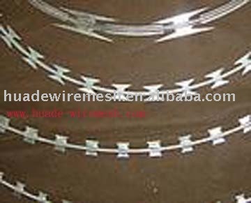 barbed wire fence