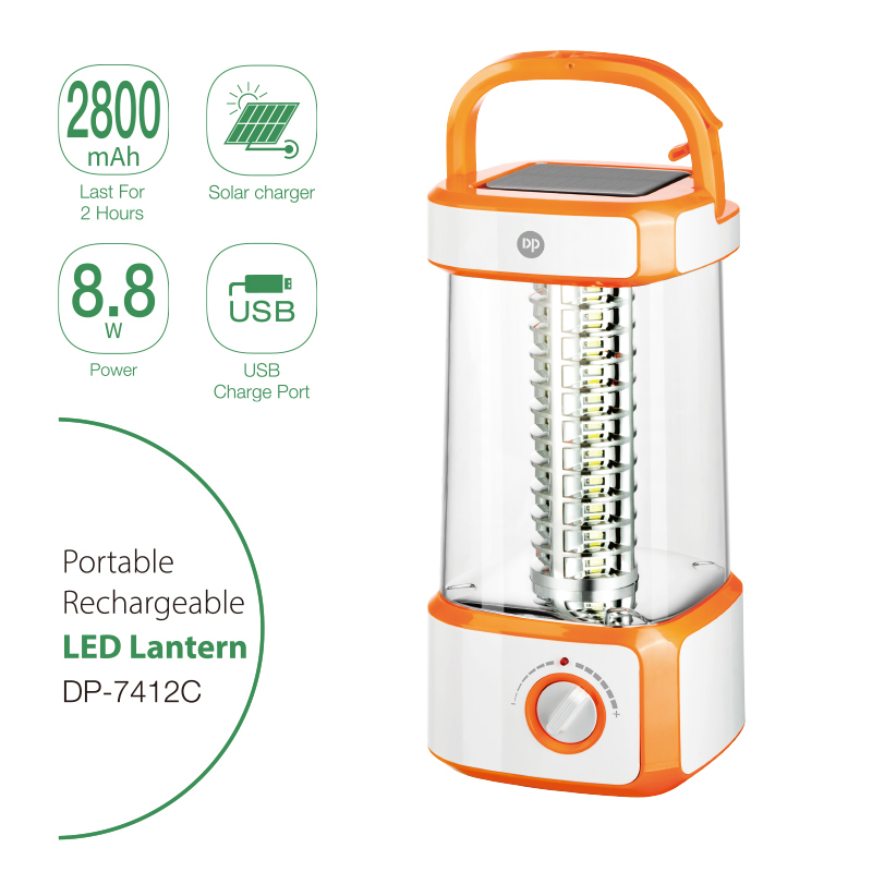 Waterproof Rechargeable Battery Powered LED Camping lantern