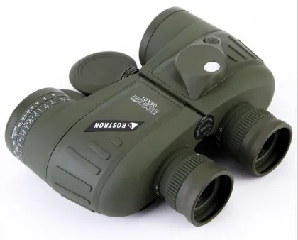 10x50 Navy Telescope: High Definition Binoculars with Rangefinder and Compass - Fogproof Optics