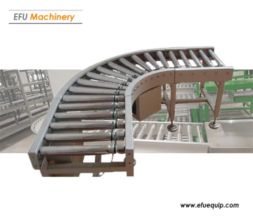 Industrial Curved Roller Conveyor
