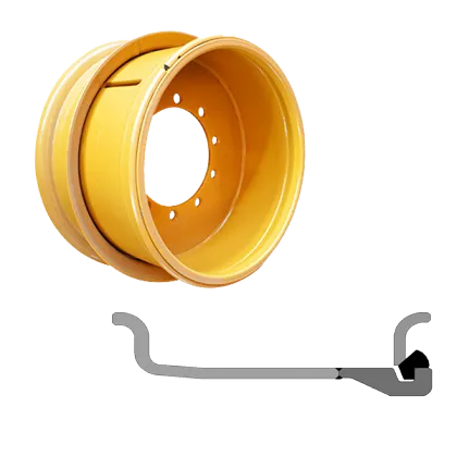 Hot Sale Port Machinery Steel Wheel Rim 24-8.5/1.7