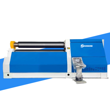 Hunsone lourde W12 8 * 2500 mm 4 Machine de rouleau à rouleaux