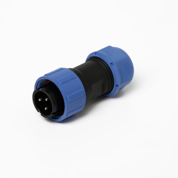 IP68 Male to Female Socket, 2/3/4/5 Pin Waterproof Cable Connector - SP17
