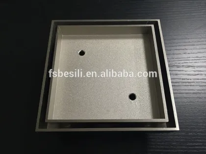 Insert Tiles concealed floor drain Chromed Floor Waste 118823W