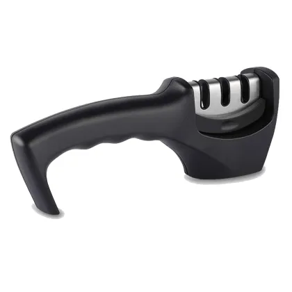 3-Stage Tungsten Steel Manual Knife Sharpener: Precision Sharpening Tool for Kitchen Knives