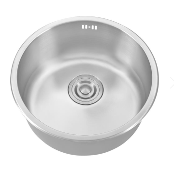 Évier à linge en acier inoxydable de style rond