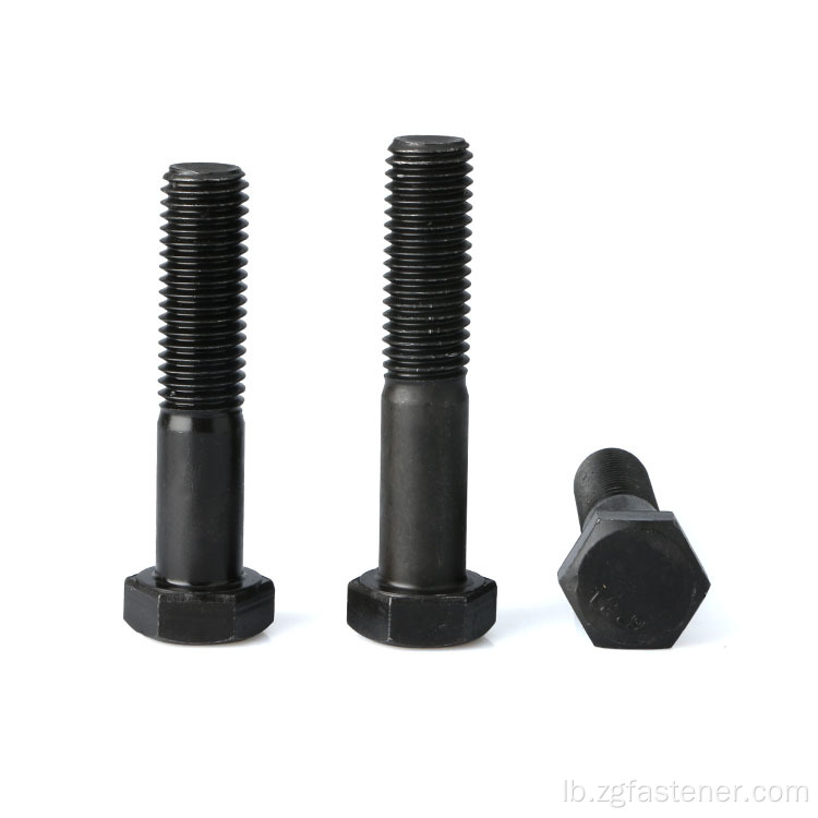 Schwaarzoxid Hex Bolt DIN