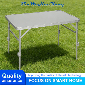 Mesa de acampamento de alumínio resistente para campistas