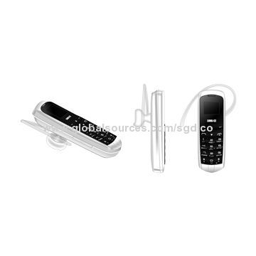 Mini Bluetooth mobile phone, supports SIM small card, sync answer/call with smartphone and tablet