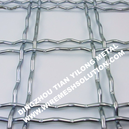 Rectangular Opening Crimped Mesh For Pig Feeding