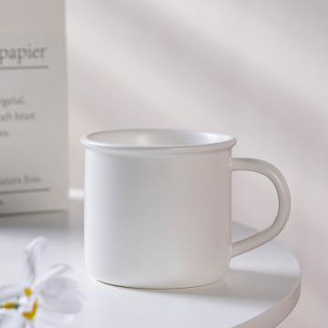 Classic Enamel Milk Coffee Mug