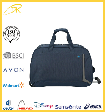 China factory wholesale nylon best travel bags with trolley sleeve