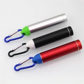 Promotional gift custom logo portable power bank with buckle power banks 2600mAh