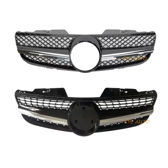 SL R230 AMG Diamond Style Front Bumper Grill for Mercedes Benz SL R230 2007-2009