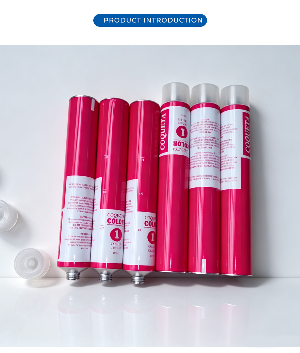 Hair Color Cream Aluminum Tubes with Caps X Φ25 tube