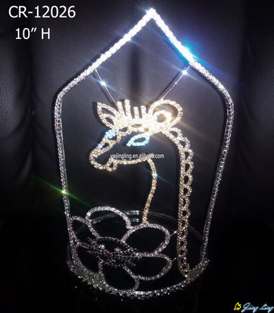 2018 Animals Rhinestone Crown Tiara