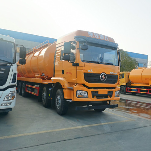 Shacman 25CBM Очистить вакуумный всасывающий грузовик