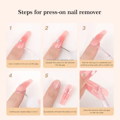 Quick and Easy Nail Glue Remover Liquid for False Nails