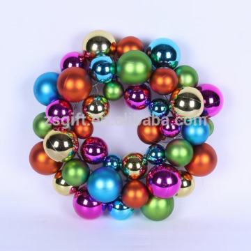 wholesale plastic christmas wreath,christmas decoration,holiday gift with factory OEM/ODM