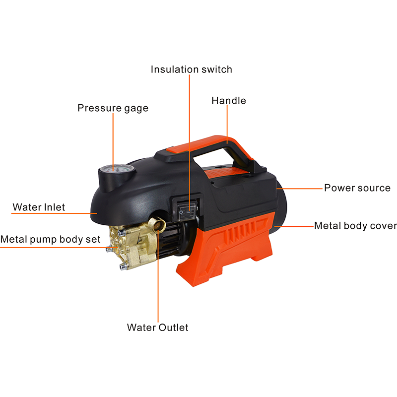 Mini portátil pincel automático de alta pressão limpador de água limpador de energia china