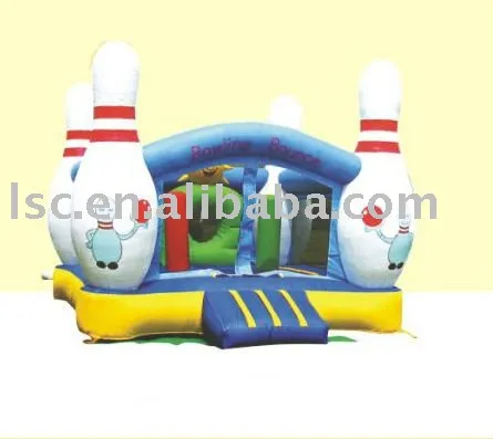 bowling shape mini inflatable jumper