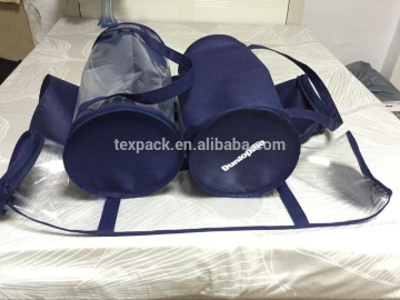 High Feedback Custom Cylinder Packaging Bag With PP Flat Webbing