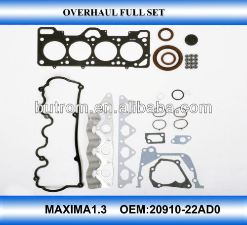 Auto spare part top engine gasket full set kit for MAXIMA1.3 G4EA