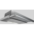 Black Telescopic Hood Extractor 60cm