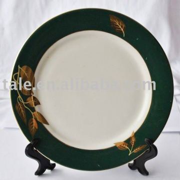 popular coated porcelain plate