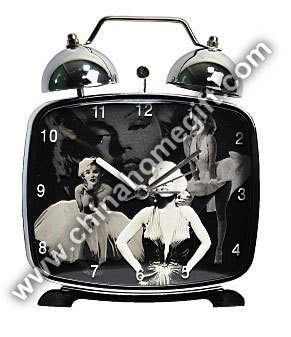 Beauty Fashion Metal Alarm Clock