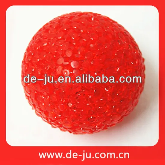 Bright Coloured Red Bell Ball Gift Present Small Bell Ball Grains EVA Ball