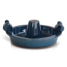 Hanging Frost Resistant Pottery Cylinder Bird Bath