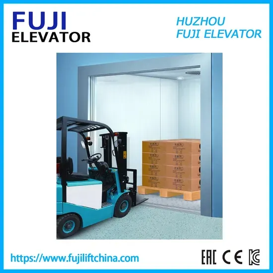 FUJI 2000kg 1.0m/s Passenger Cargo Warehouse Freight Elevator with VVVF Control