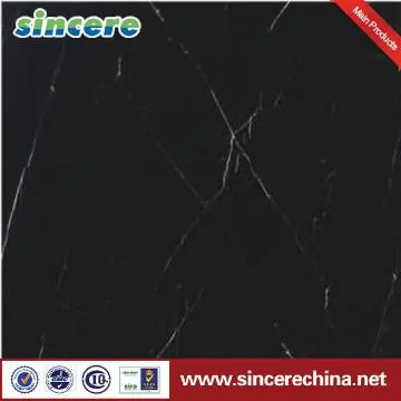 Black Polished Floor Tiles