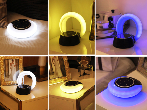 wireless smart music bluetooth led speaker with led light