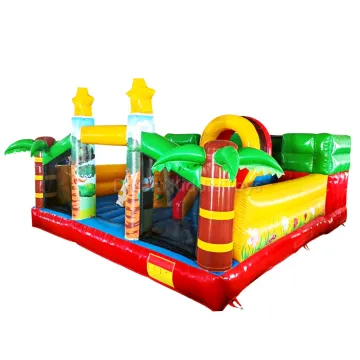 Outdoor Inflatable Trampoline Obstacle Course Bouncer for Rental