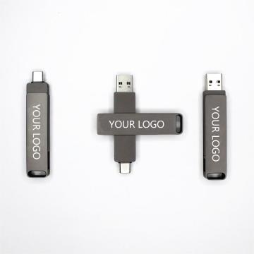 OEM Type-C USB แฟลชไดรฟ์ 120GB-960GB พร้อมการสนับสนุน USB3.0/3.2
