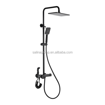 4機能シャワーヘッドと温度制御システムを備えたモダンなホット販売ピアノシャワーセット