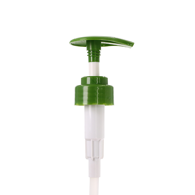 플라스틱 PP 24/410 28/410 화장품 개인 관리 샴푸 녹색 하향 중재 로션 병 펌프 디스펜서