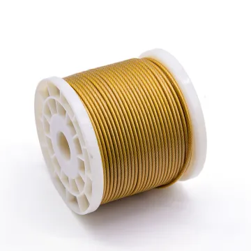 Flexible PU Coated Wire Rope for Industrial Use