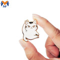 Weihnachtsgeschenk Metall personalisierte Löwe Katze Emaille Pin