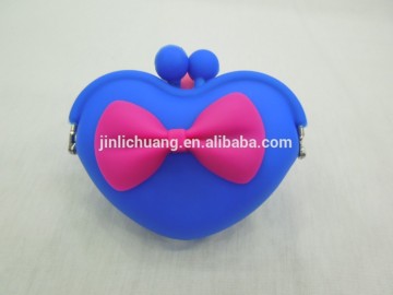 2014 Top selling silicone coin purses/ promotional silicone pouch