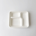 3 Compartment Bagasse Tray rectangular food container