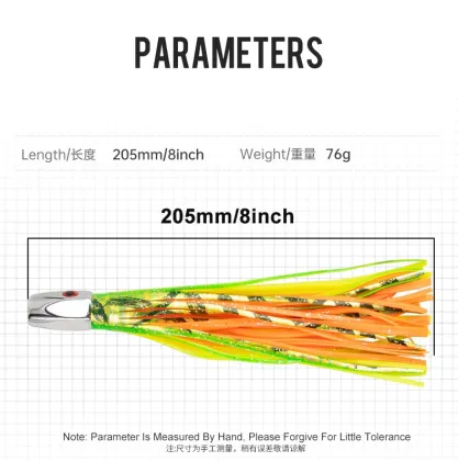 OEM 205mm Saltwater Trolling Lures for Marlin, Wahoo, and Tuna
