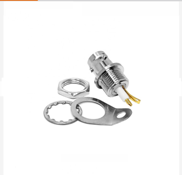 RF BNC Female Crimp Bulkhead Coaxial Connector